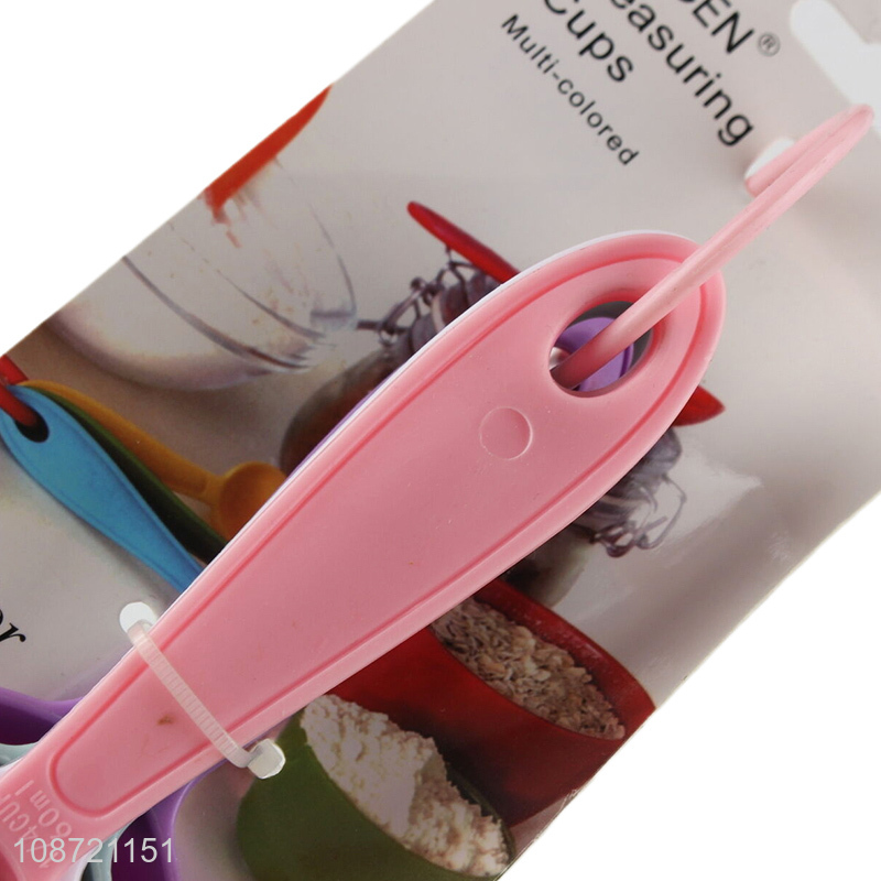 Hot products multi-colored kitchen measuring spoon set for sale