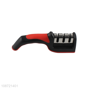 New style professional handheld 3-stage knife sharpener wholesale