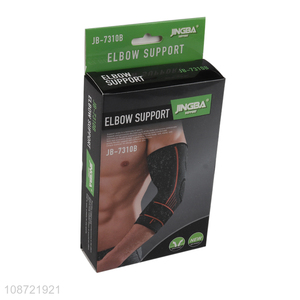 Latest products adult sports safety adjustable nylon elbow support for sale