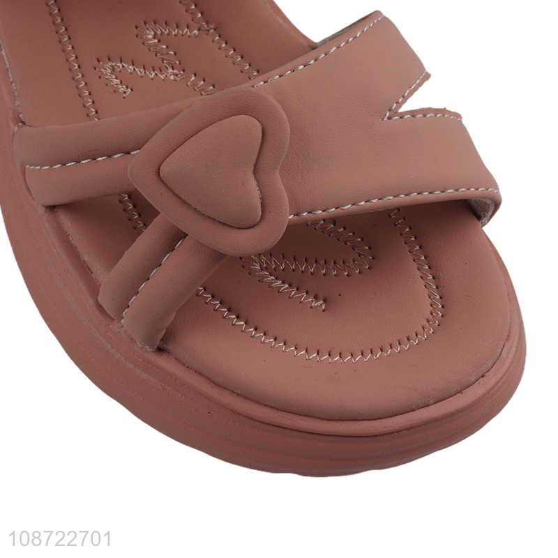 Low price soft sole girls children casual sandal beach shoes for sale