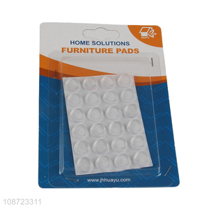 Hot selling 24pcs clear self adhesive bumper pads self for door cabinet