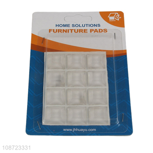 New arrival 12pcs clear adhesive noise dampening bumper pads for drawers