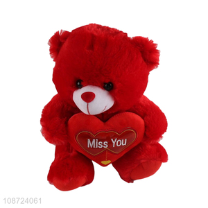 New product Valentines stuffed plush bear toys for kids adults