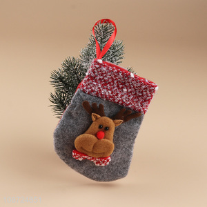 Popular products christmas tree hanging christmas stocking for decoration