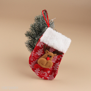 Best selling home décor christmas tree hanging ornaments christmas stocking wholesale