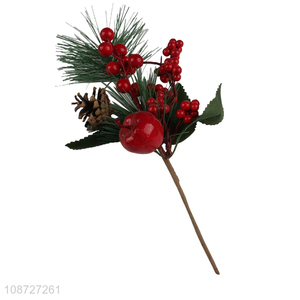 Yiwu market Christmas tree decoration Christmas picks Christmas branches sprigs