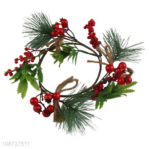 Hot sale Christmas garland artificial red berry garland for Christmas decor