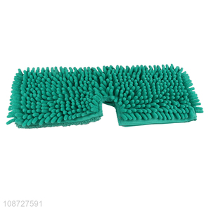 Yiwu market microfiber chenille mop pad mop head for floor cleaner