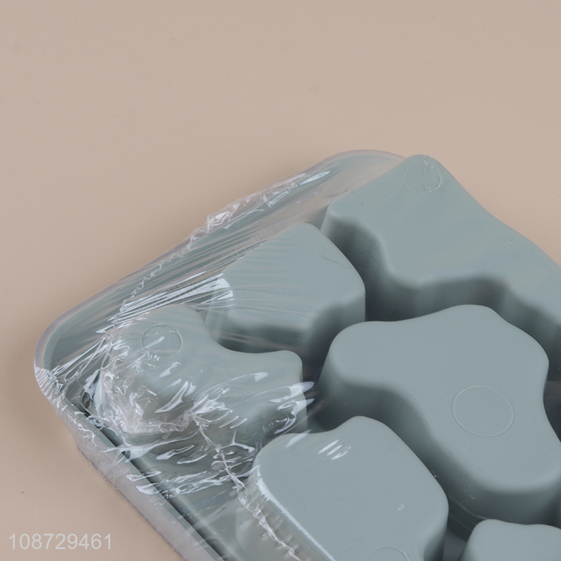 New design food grade plastic ice cube tray reusable ice mold
