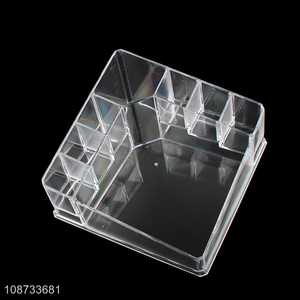 Top selling clear desktop cosmetic makeup storage box display holder wholesale