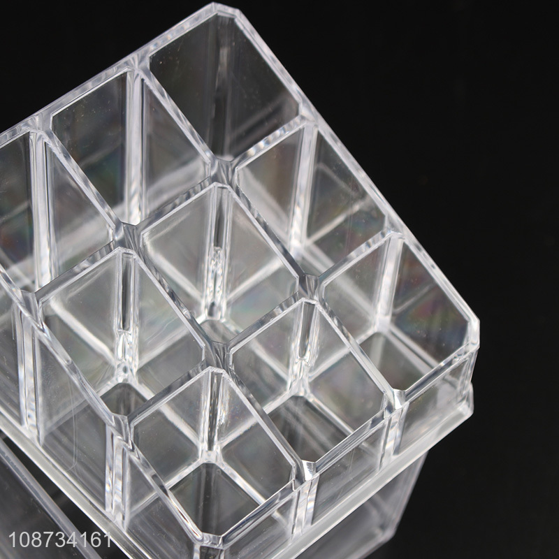 Top products clear makeup cosmetic organizer desktop lipstick display box storage box