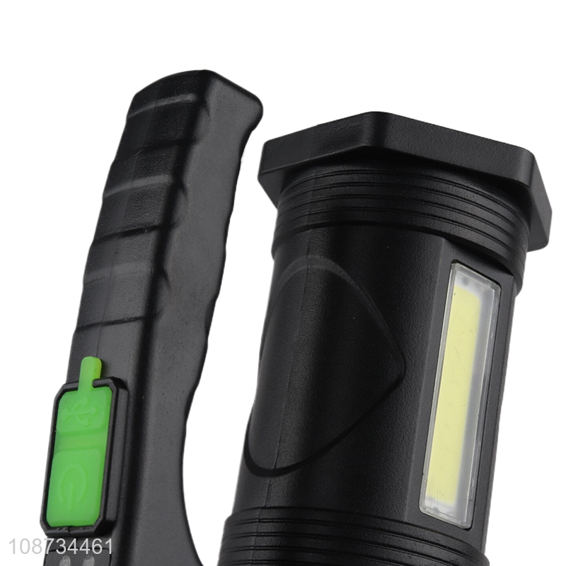 Wholesale waterproof rechargeable super bright multifunctional flashlight for  outdoor camping