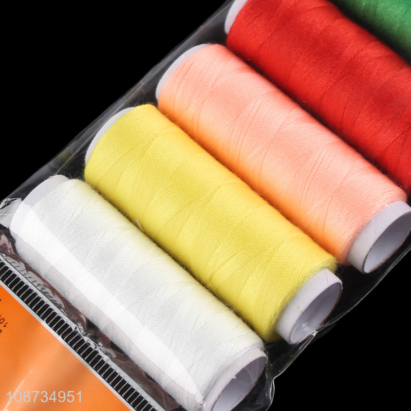 Wholesale 10 colors 150 yards hand sewing threads cotton sewing threads