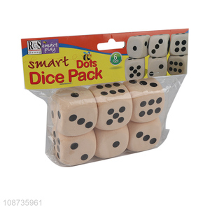 Good quality 6pcs eva dice toys party games for adult