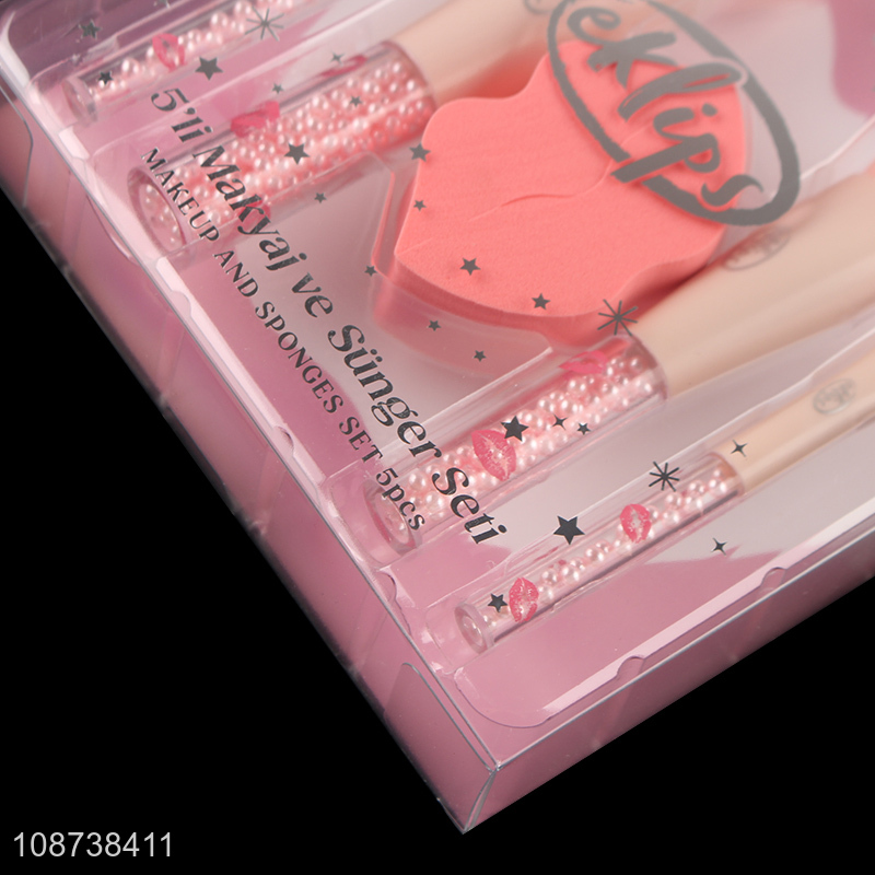 High quality 5pcs makeup brush set foundation powder concealer brush