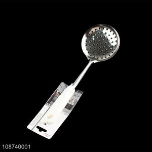 Hot items kitchen utensils stainless steel slotted ladle for sale