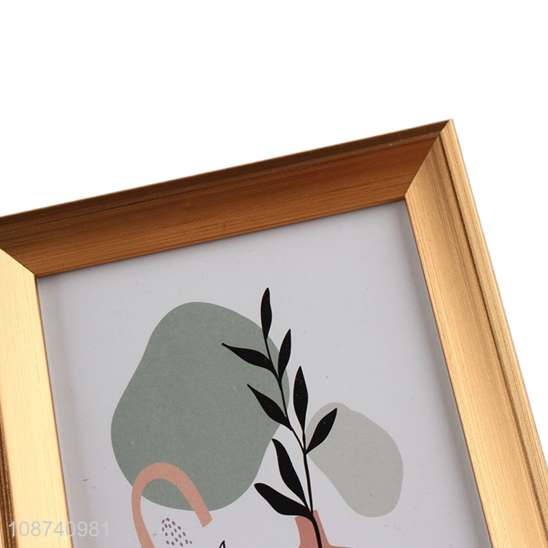 Good quality 4*6inch plastic photo frame standing picture frame