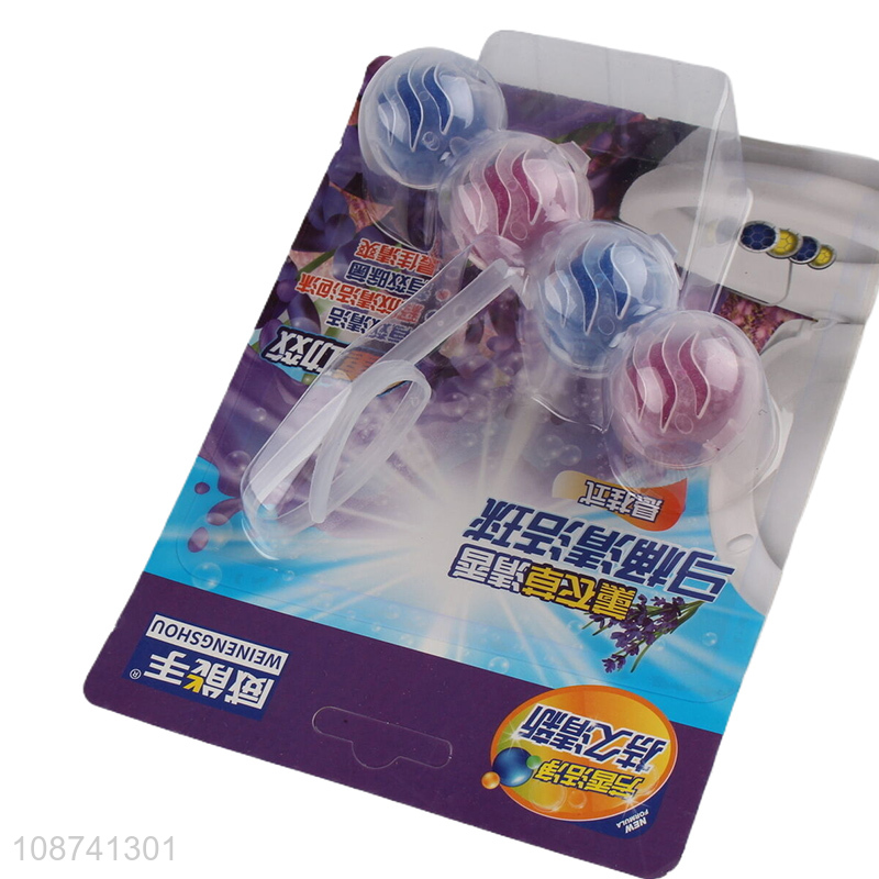 New product 4-in-1 rim hanger toilet bowl cleaner for toilet care