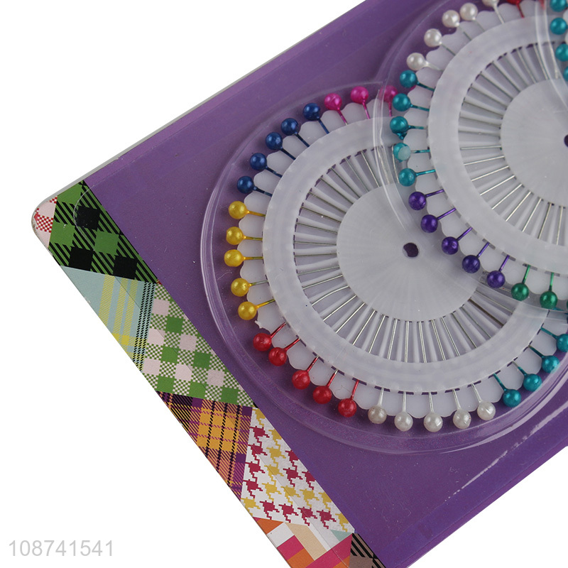 China products colourful clothing cutting positioning pearl pins