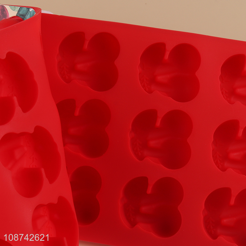 Online wholesale cherry shape silicone ice cube trays ice molds