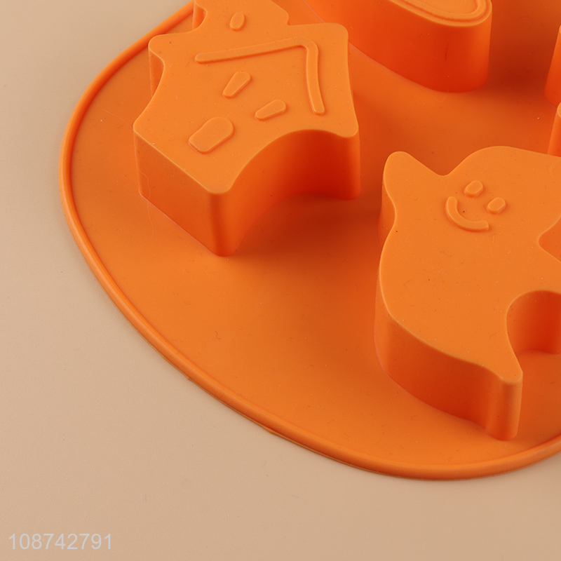 Good quality silicone halloween series candy mould chocolate for baking tool