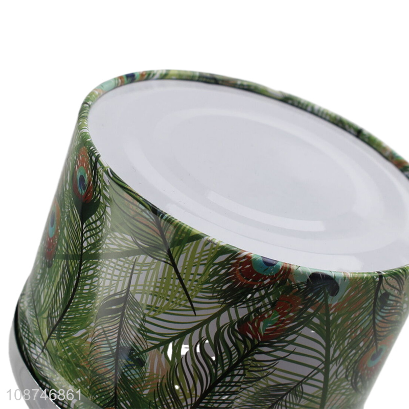 Wholesale round push down ashtray with spinning tray for home office