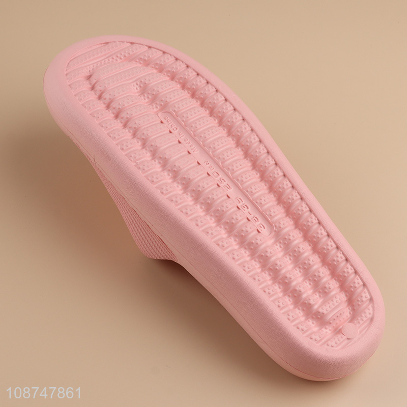 Yiwu factory pink summer indoor home slipper anti-slip slippers for women