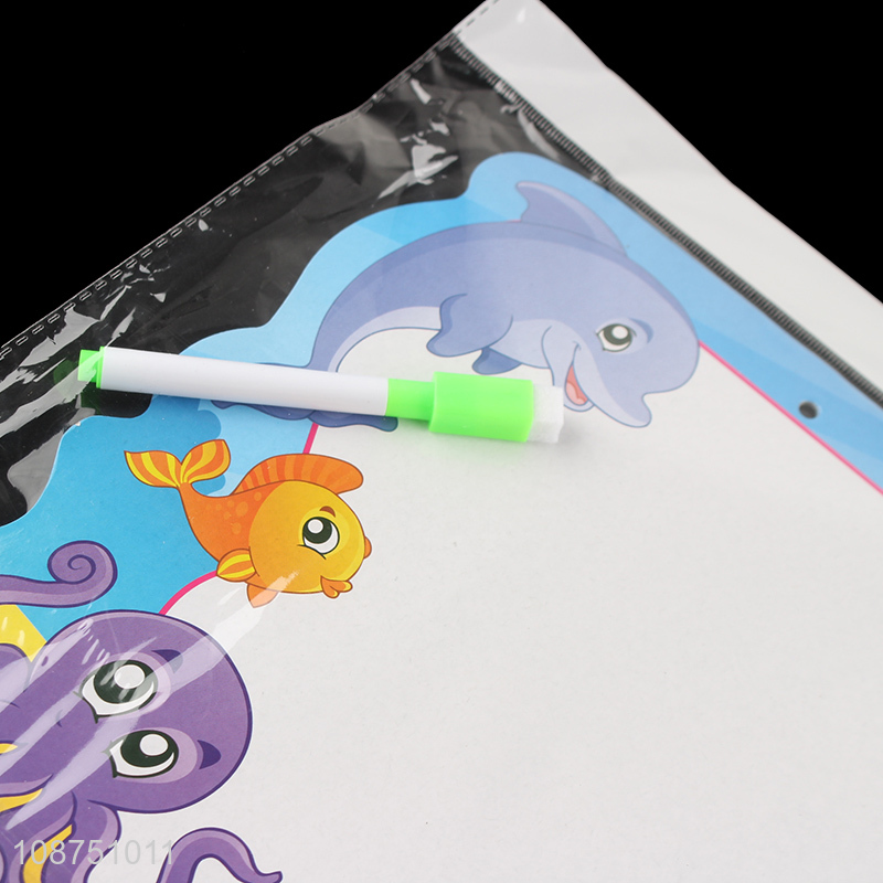 Hot selling kids dry erase whiteboard drawing board doodling board