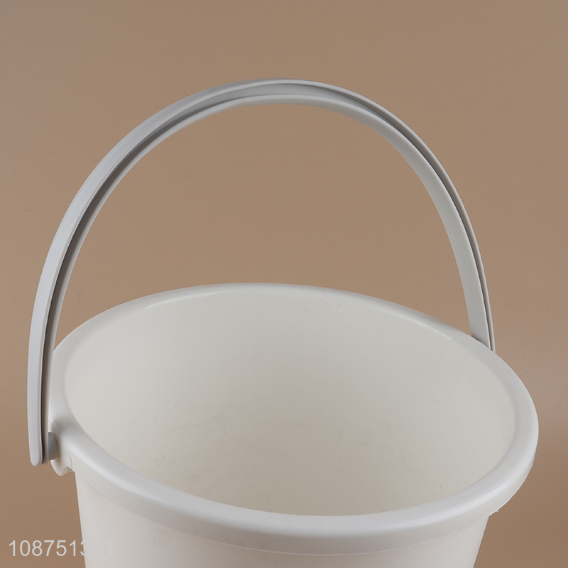 Top products plastic bathroom water bucket with handle
