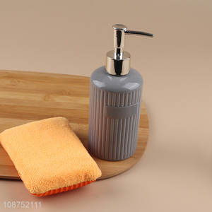 Good quality ceramic liquid soap dispenser bottle ceramic bathroom accessories