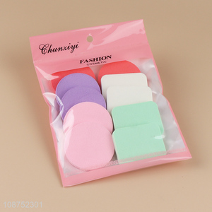 Yiwu factory multicolor soft makeup puff cosmetic sponge for sale