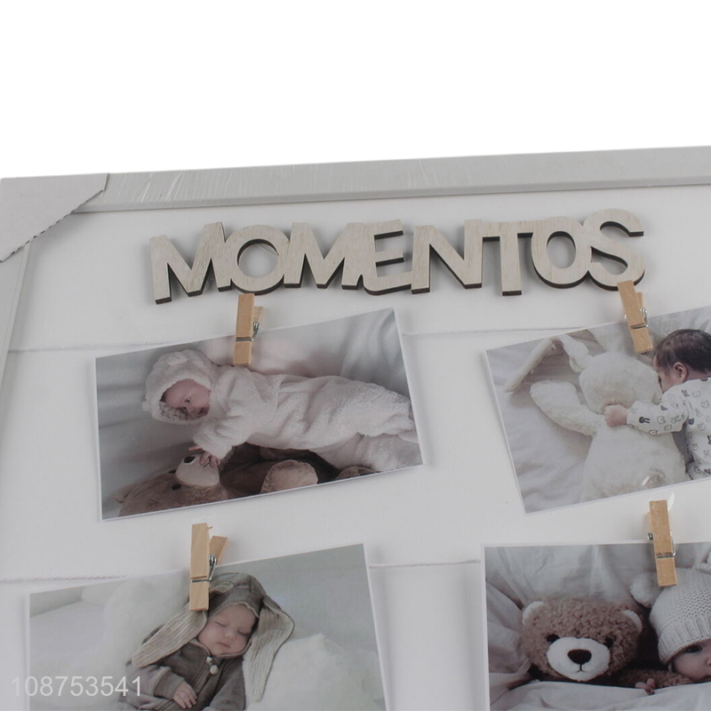 Good quality wall-mounted hanging baby photo frame for decoration