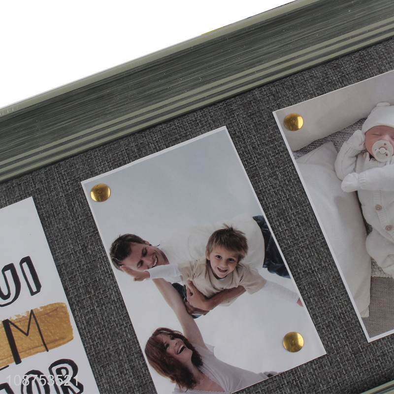 Best selling rectangle wedding baby hanging photo frame wholesale