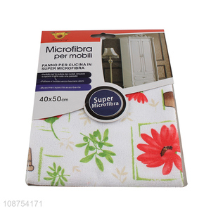 Good quality multi-function microfiber cleaning cloths lint free cleaning towel