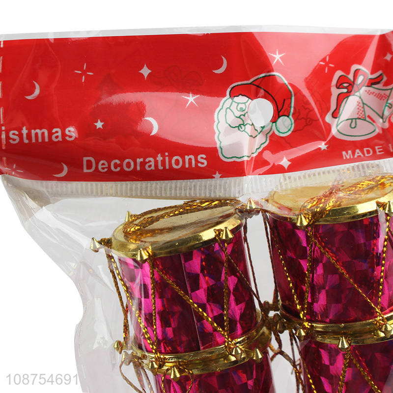 New product Christmas tree hanging decoration Christmas drum ornaments