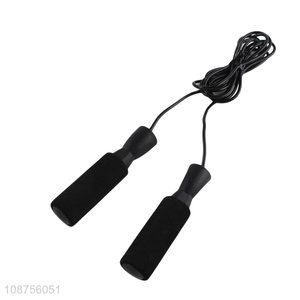 New product wholesale gym fitness jump rope with anti-slip handle