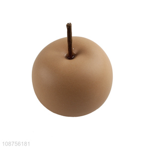 Wholesale modern ceramic apple ornaments for home office tabletop decor