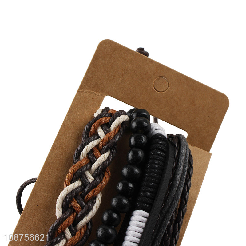 New product handmade rope wristband unisex bracelet