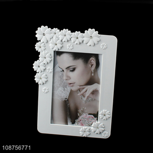 Top selling home décor tabletop plastic photo frame wholesale
