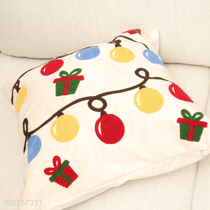 Factory price Christmas pillow cover decorative throw pillow cover