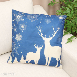 Low price Christmas throw pillow cover decorative cushion cover