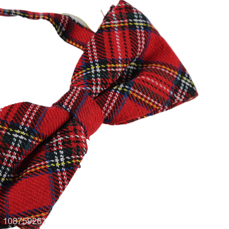 China imports pre-tied bow tie adjustable bowties plaid bow tie