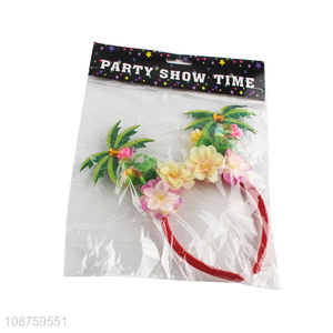 New Product Hawaii Party Hair Hoop Summer Cute Headband for Kids Adults