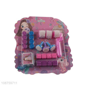 Hot products children princess roller stamper set for sale