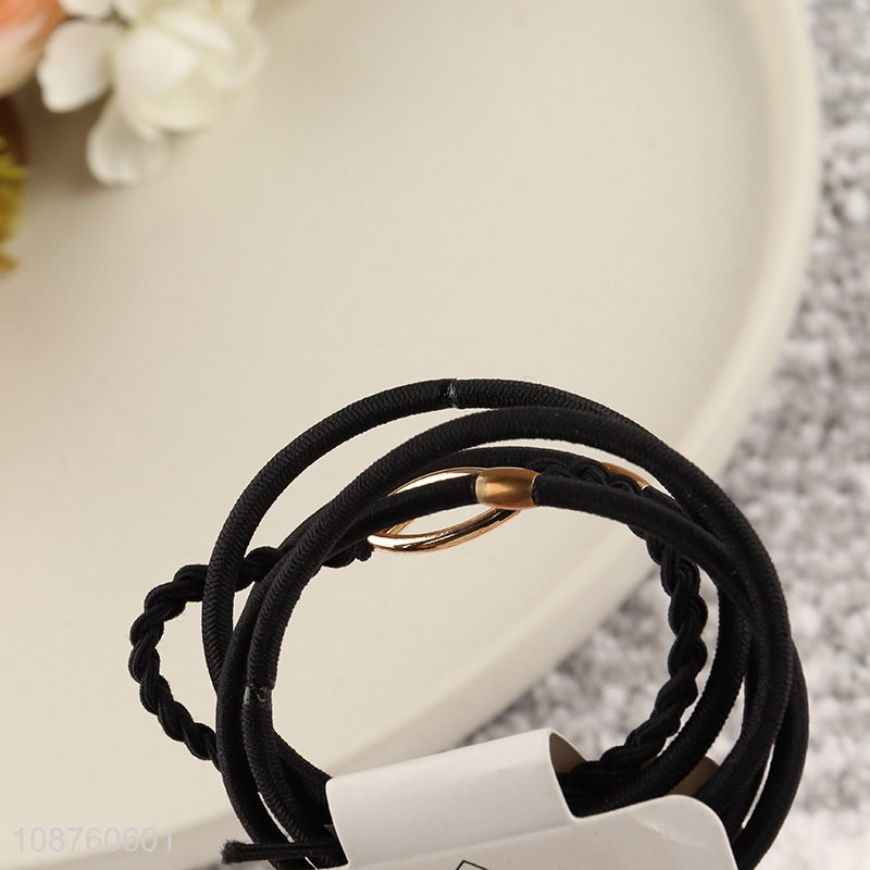 Online wholesale 5pcs stretch hair bands hair ropes hair ties