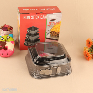 New products 3pcs non-stick baking tool set cake mould set