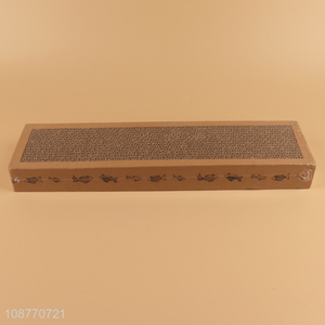 Wholesale rectangular cat scratcher scratching board