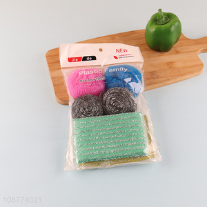 Factory price 6 pieces cleaning set for kitchen