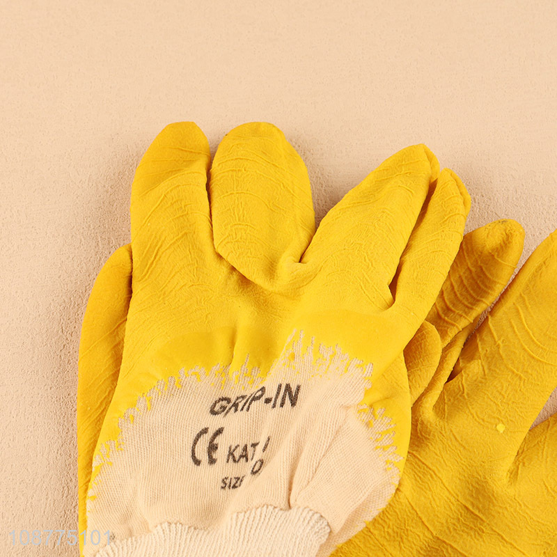China imports multi-purpose latex coated work gloves
