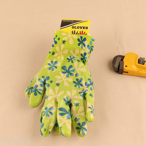 New product floral print garden gloves work gloves